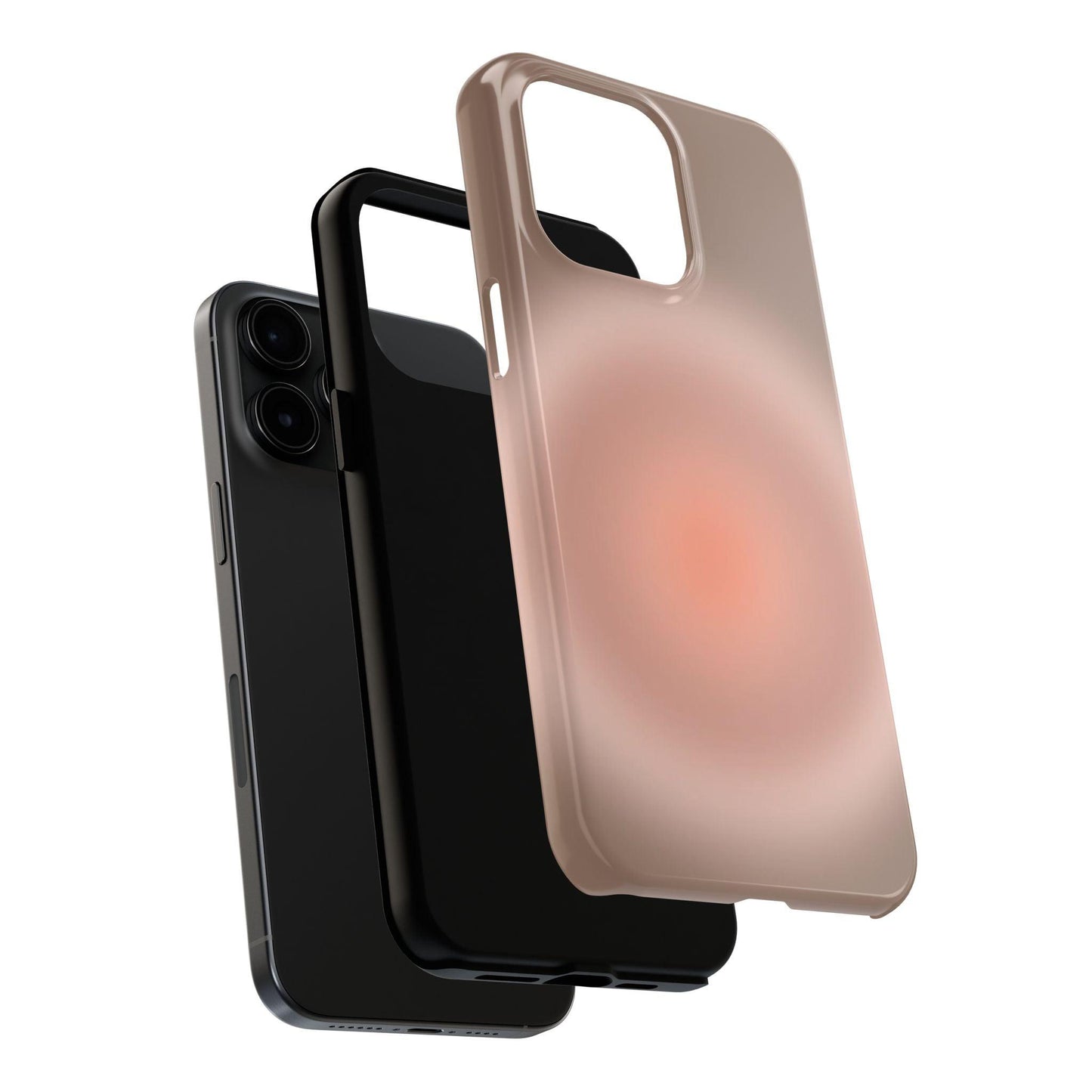 Taupe Aura Tough iPhone Cases