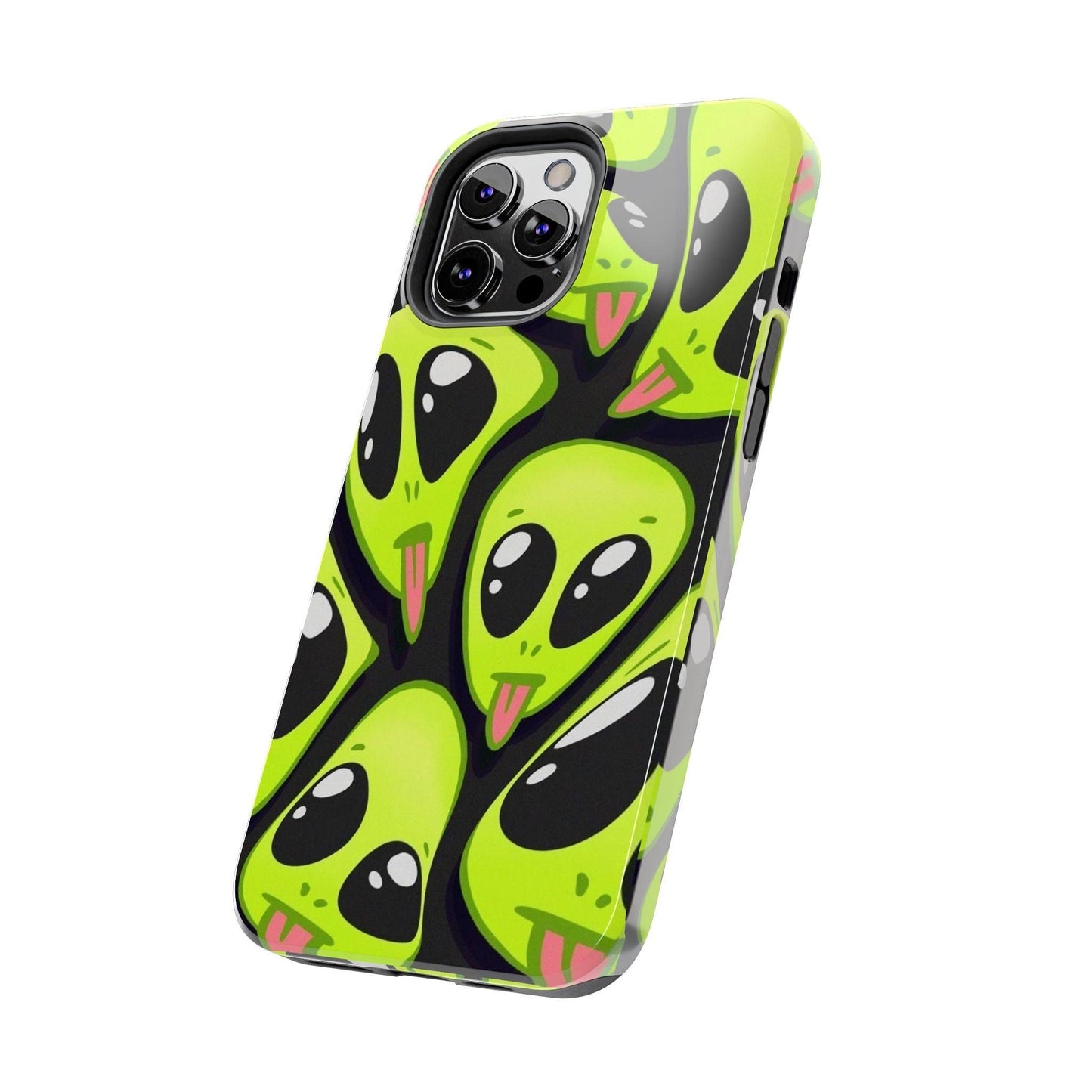 Alien Frenzy Tough iPhone Cases