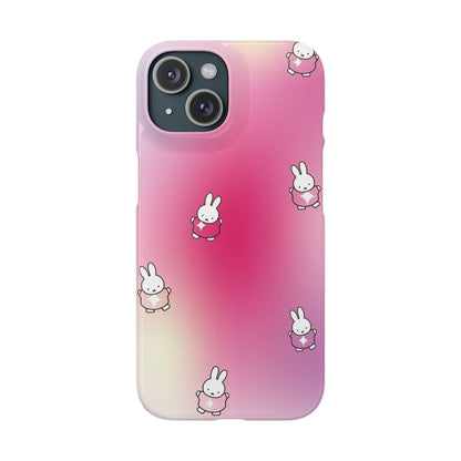 The Bunny Aura Pink Snap Cases