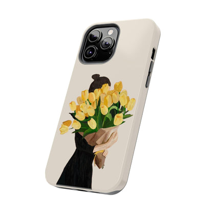 Golden Blooms: Femme Elegance Edition Tough Phone Cases