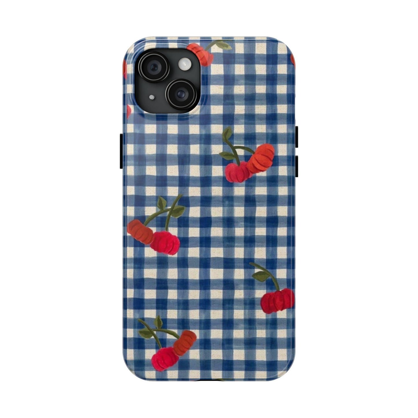 Charming Gingham Tough iPhone Cases