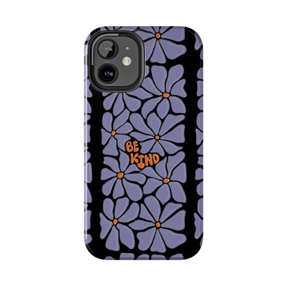 Be Kind Floral Tough iPhone Cases