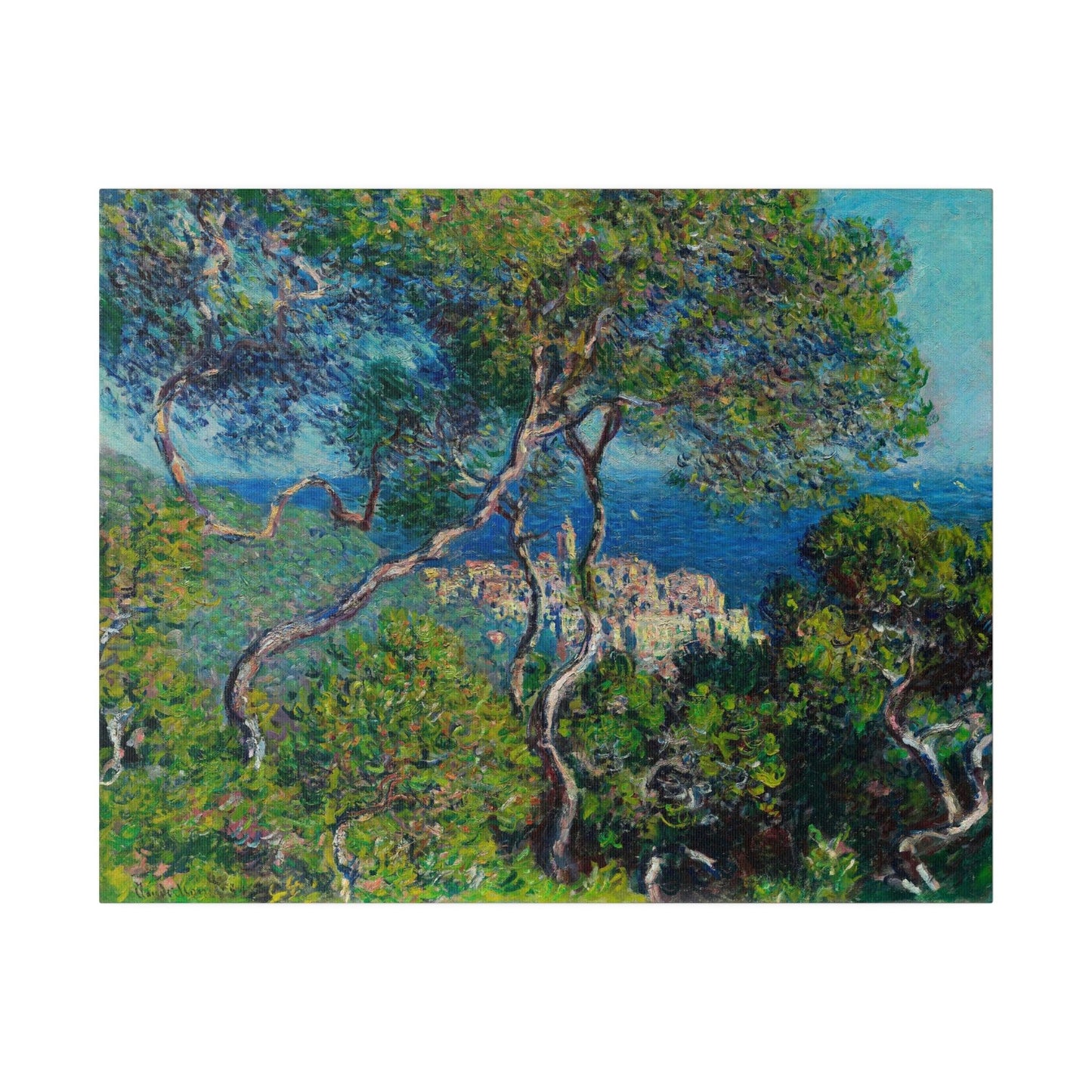 Bordighera (1884) by Claude Monet - Matte Canvas, Stretched, 0.75"