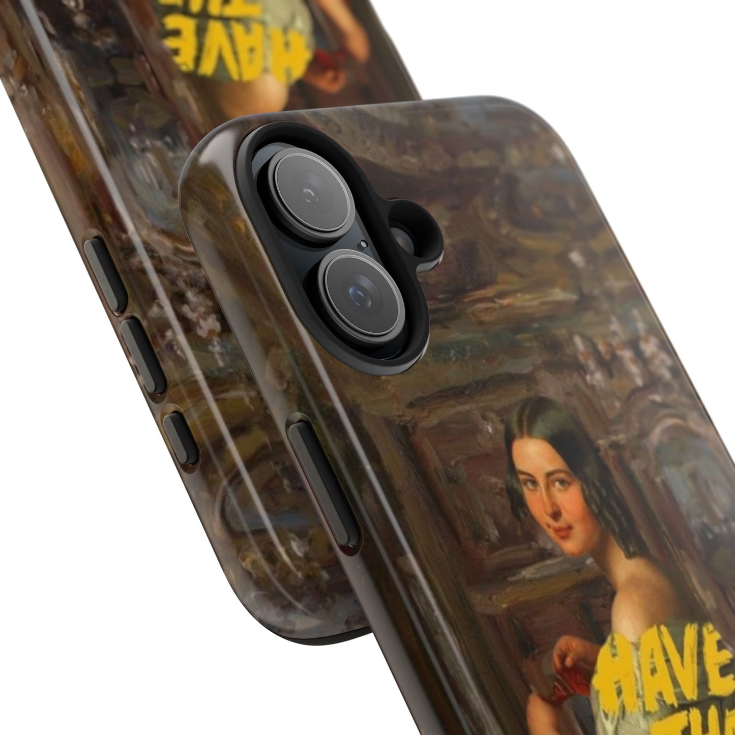 Victorian Art Twist - Have Courage - iPhone Cases