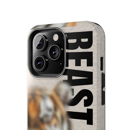 Beast Tough Phone Case - Fierce Tiger Design for Animal Lovers