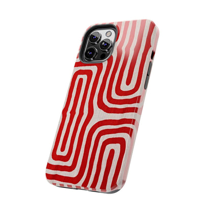 Scarlet Labyrinth Tough iPhone Cases