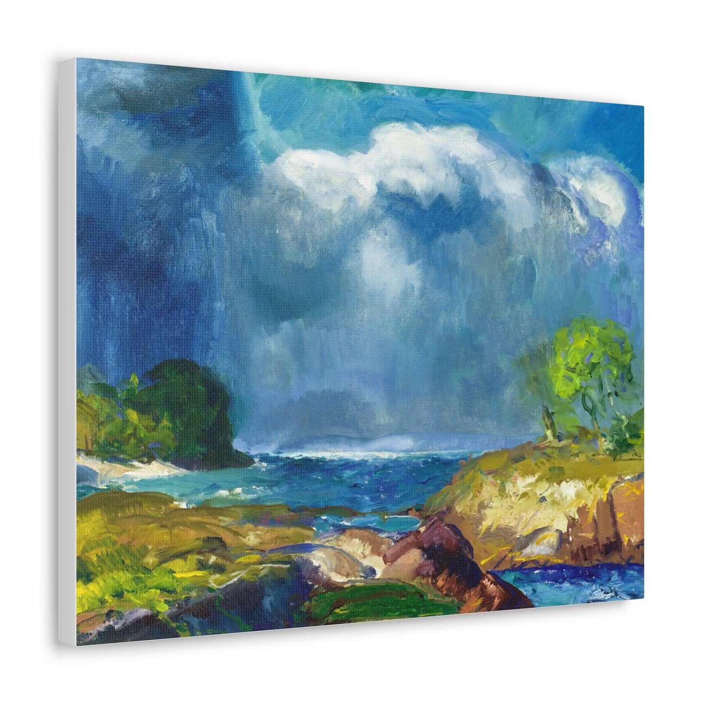 The Coming Storm (1916) painting by George Wesley Bellows - Canvas Gallery Wraps