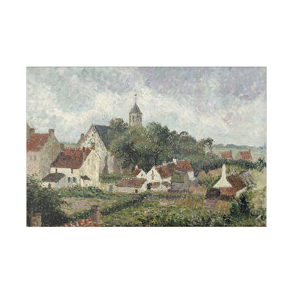 Knocke village (1894) by Camille Pissarro - Matte Canvas, Stretched, 0.75"