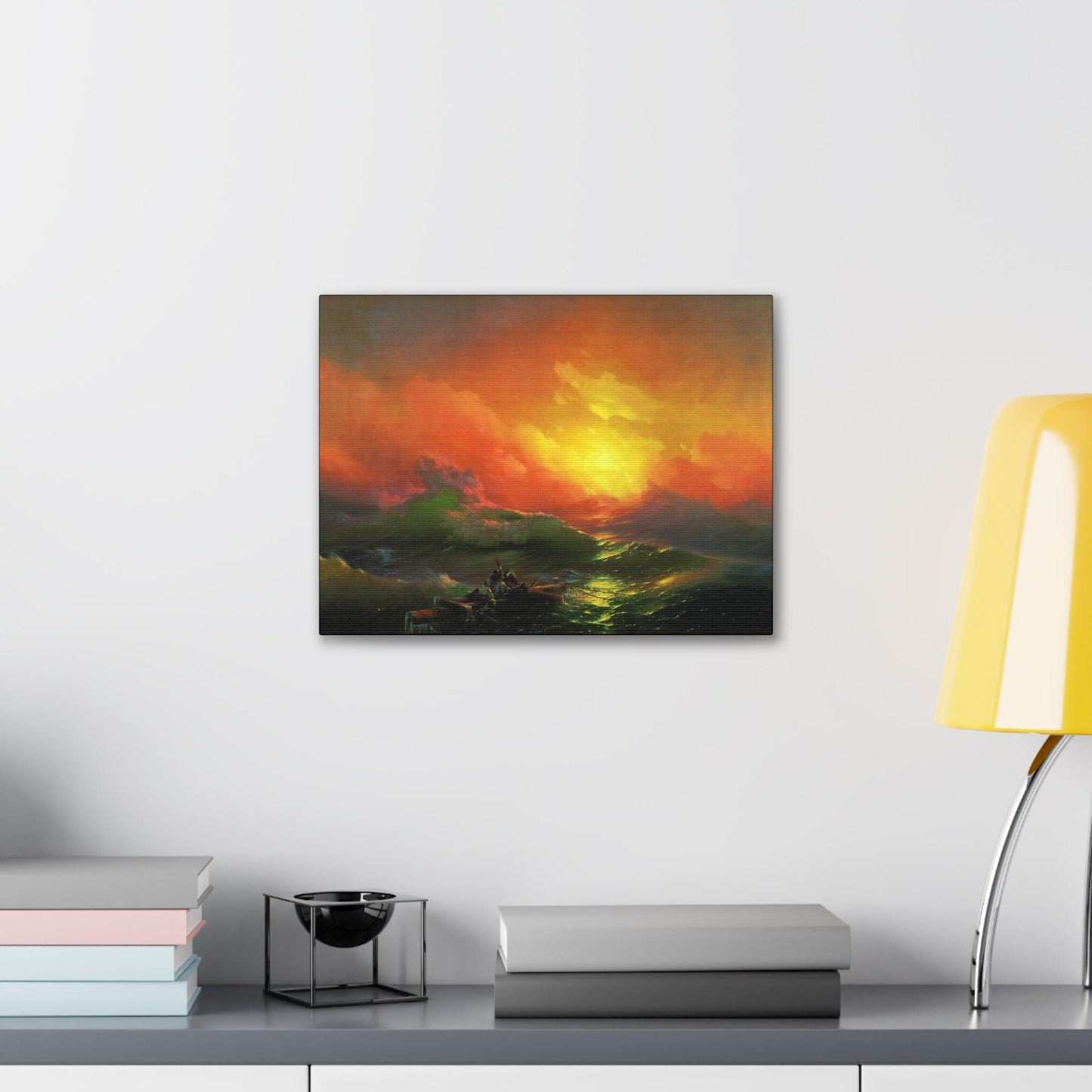 The Ninth Wave by Aivazovsky, Ivan - Canvas Gallery Wraps