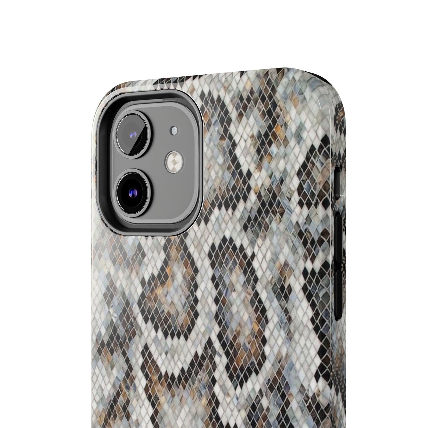 Crawler in Grey Mosaic Tough iPhone Cases