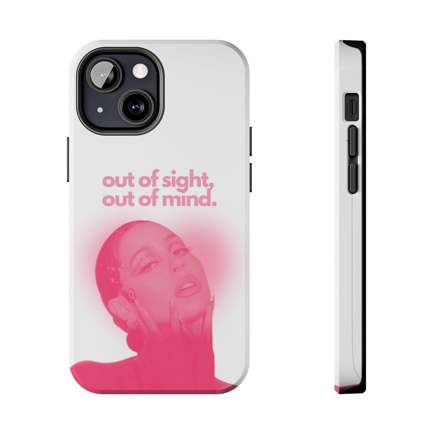 Heart Pink Aura Queen iPhone Cases