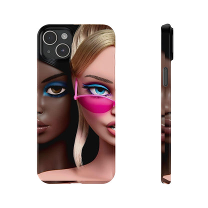 Divas Besties Duo Slim Phone Cases