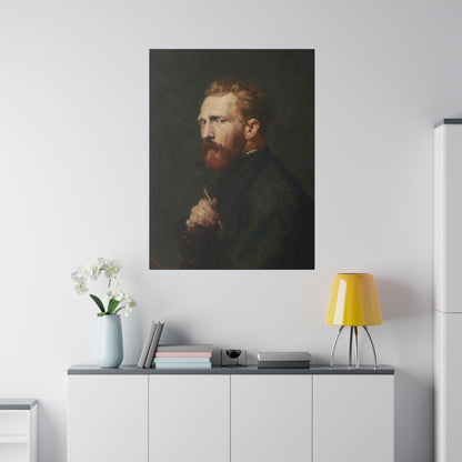 John Russell's Portrait of Vincent van Gogh (1886) - Matte Canvas, Stretched, 0.75"