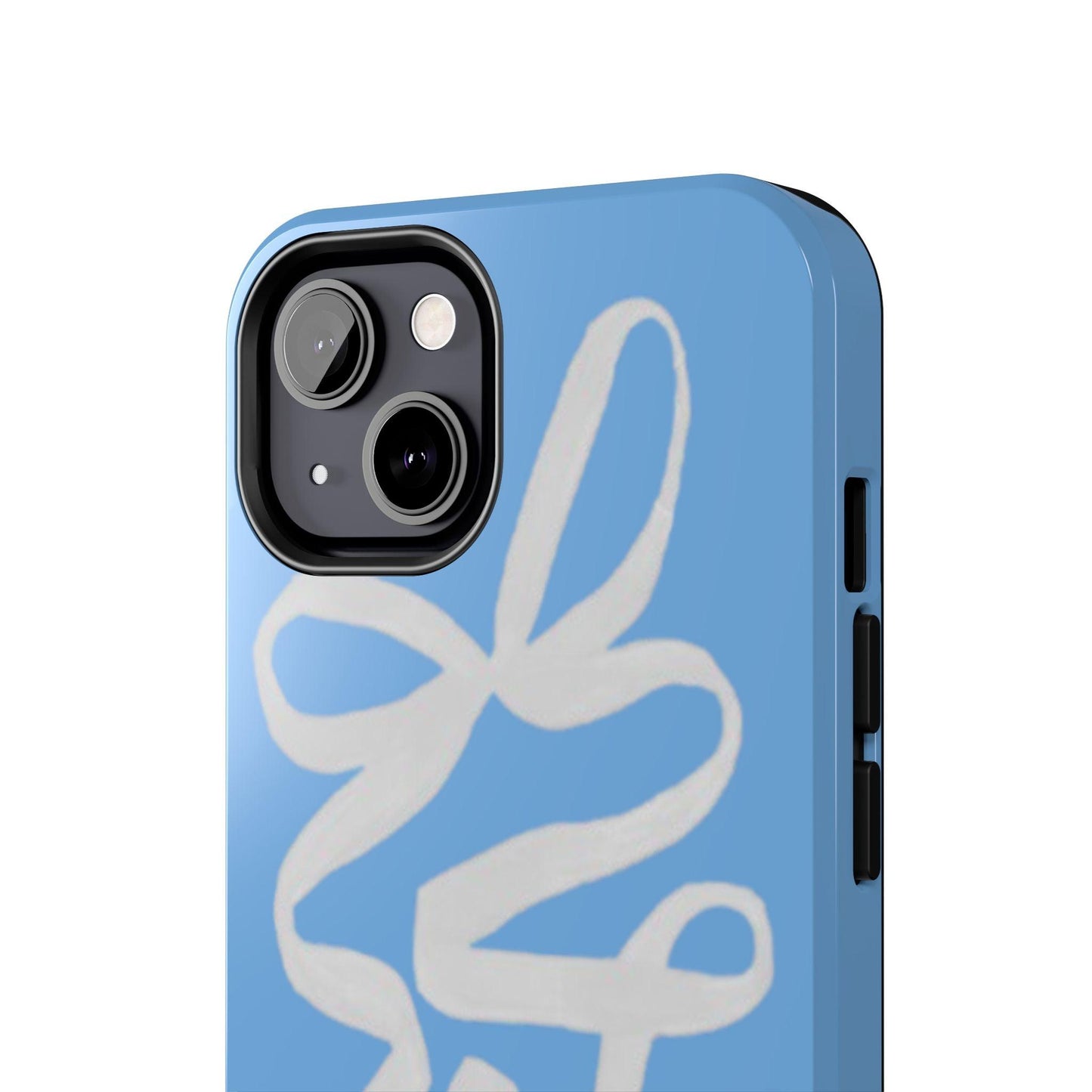 Bow in Blue Cute iPhone Cases