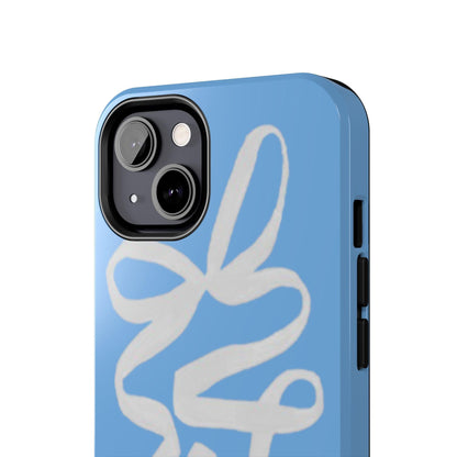 Bow in Blue Cute iPhone Cases