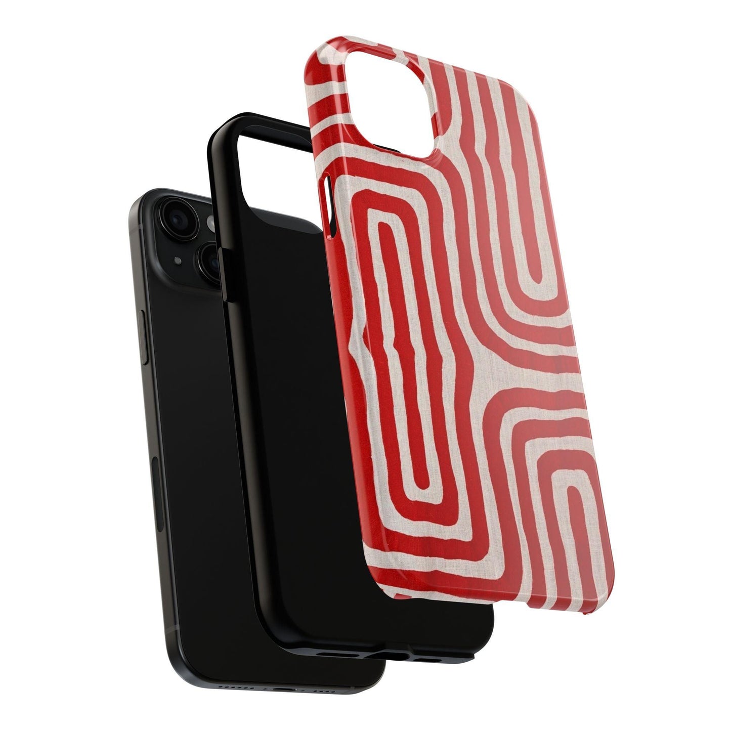 Scarlet Labyrinth Tough iPhone Cases