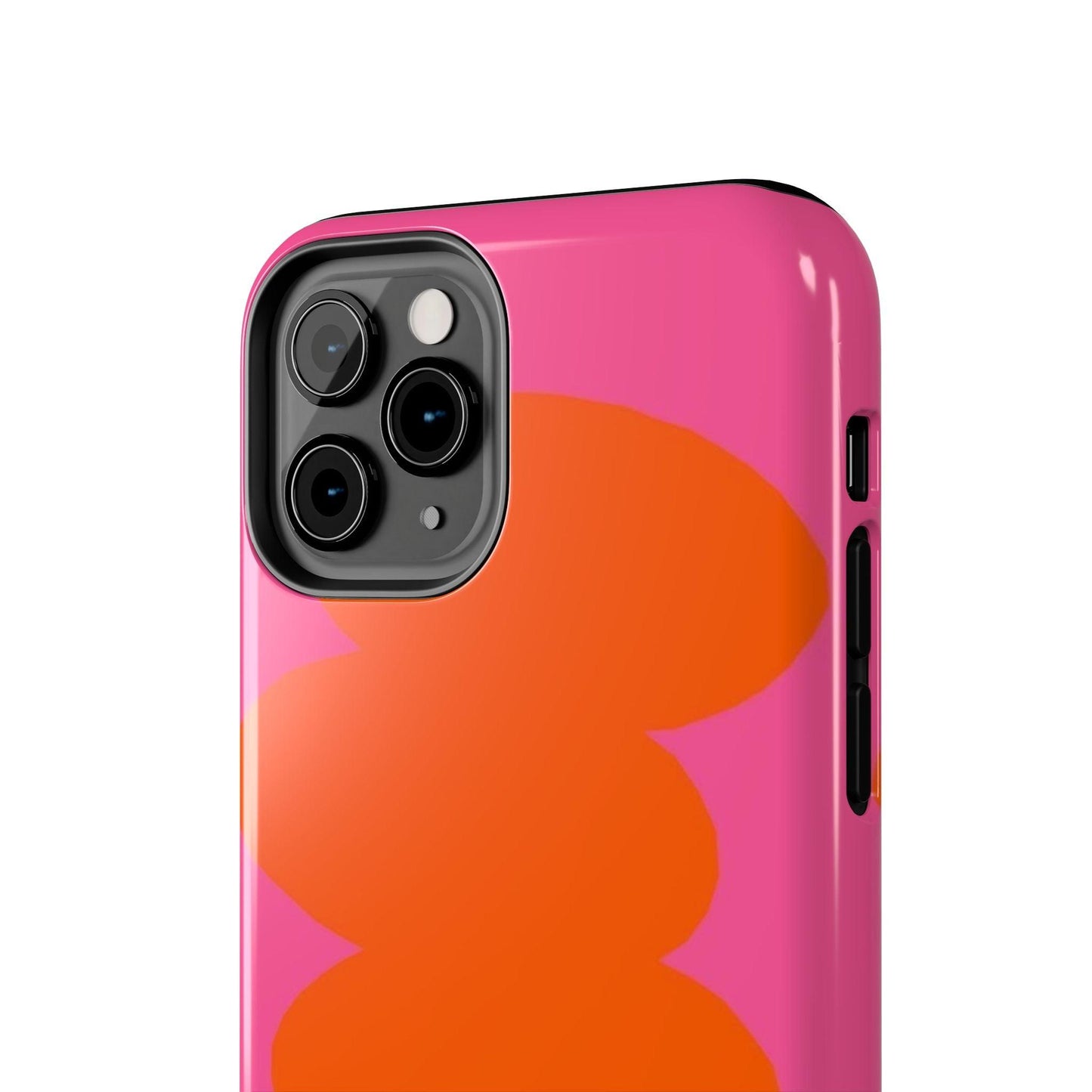 Pink Tangerine Blush Tough iPhone Cases