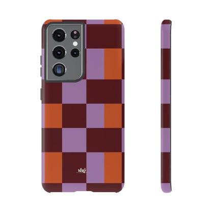 Plum Patchwork Phone Case