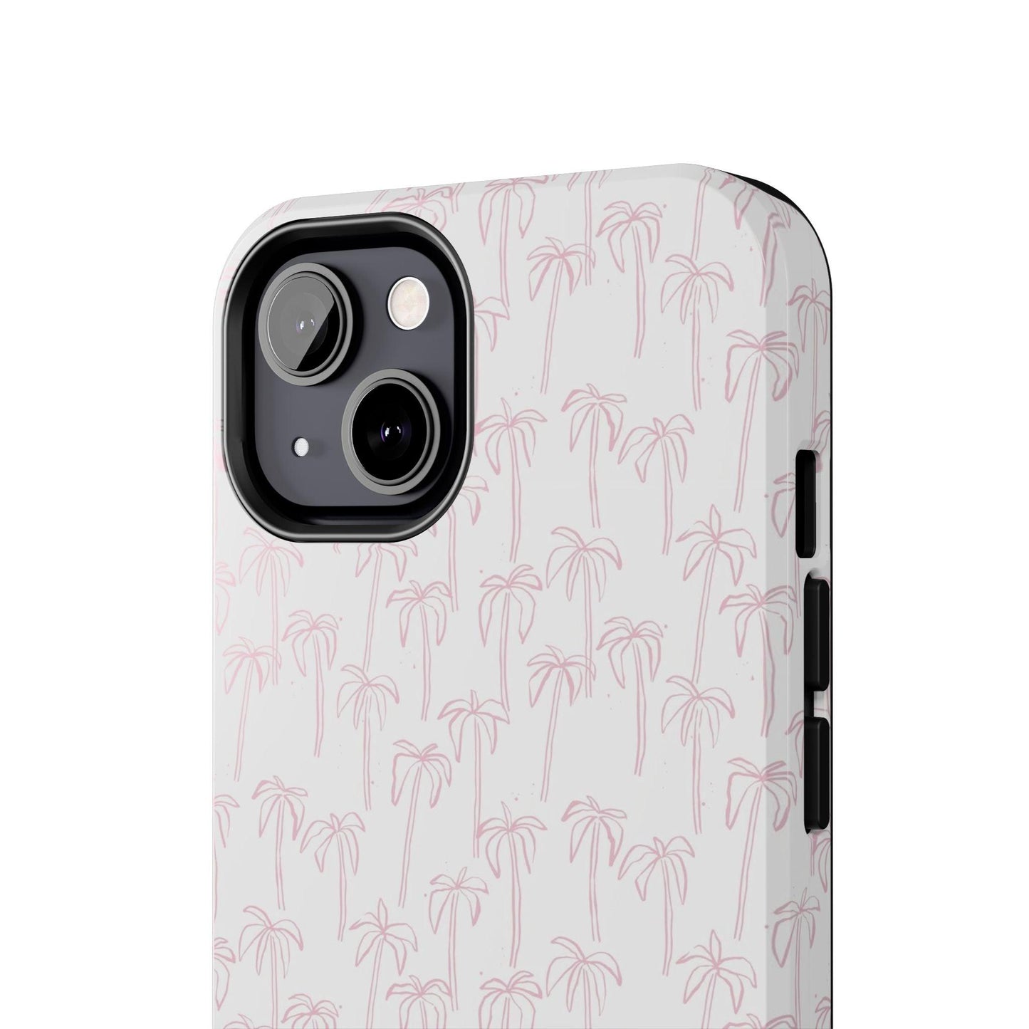 Pink Palm Trees iPhone Cases