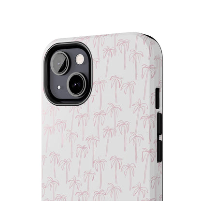 Pink Palm Trees iPhone Cases