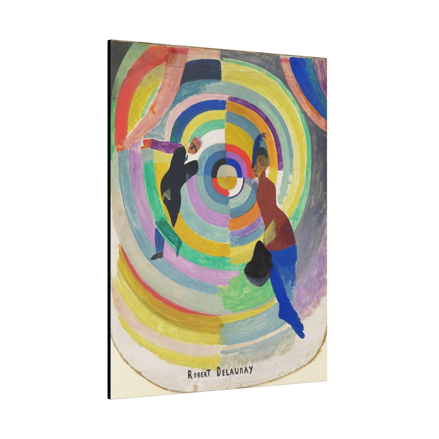 Political Drama (1914) by Robert Delaunay - Matte Canvas, Stretched, 0.75"