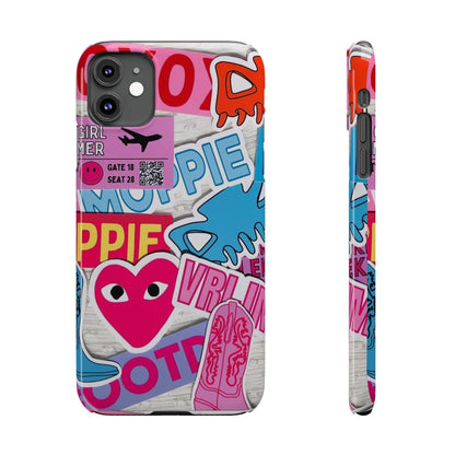 Sticker Frenzy Pop iPhone Cases