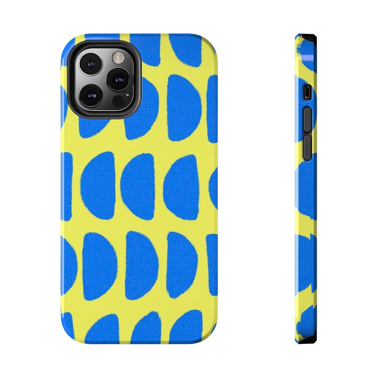 Electric Half-Moons Tough iPhone Cases