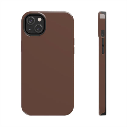 The Basics Coffee Brown iPhone Cases - The Basics Collection