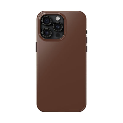 The Basics Coffee Brown iPhone Cases - The Basics Collection