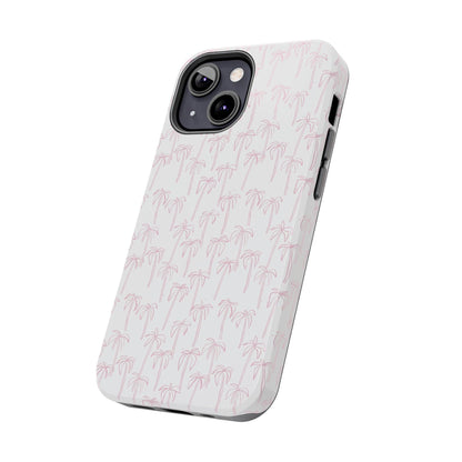 Pink Palm Trees iPhone Cases