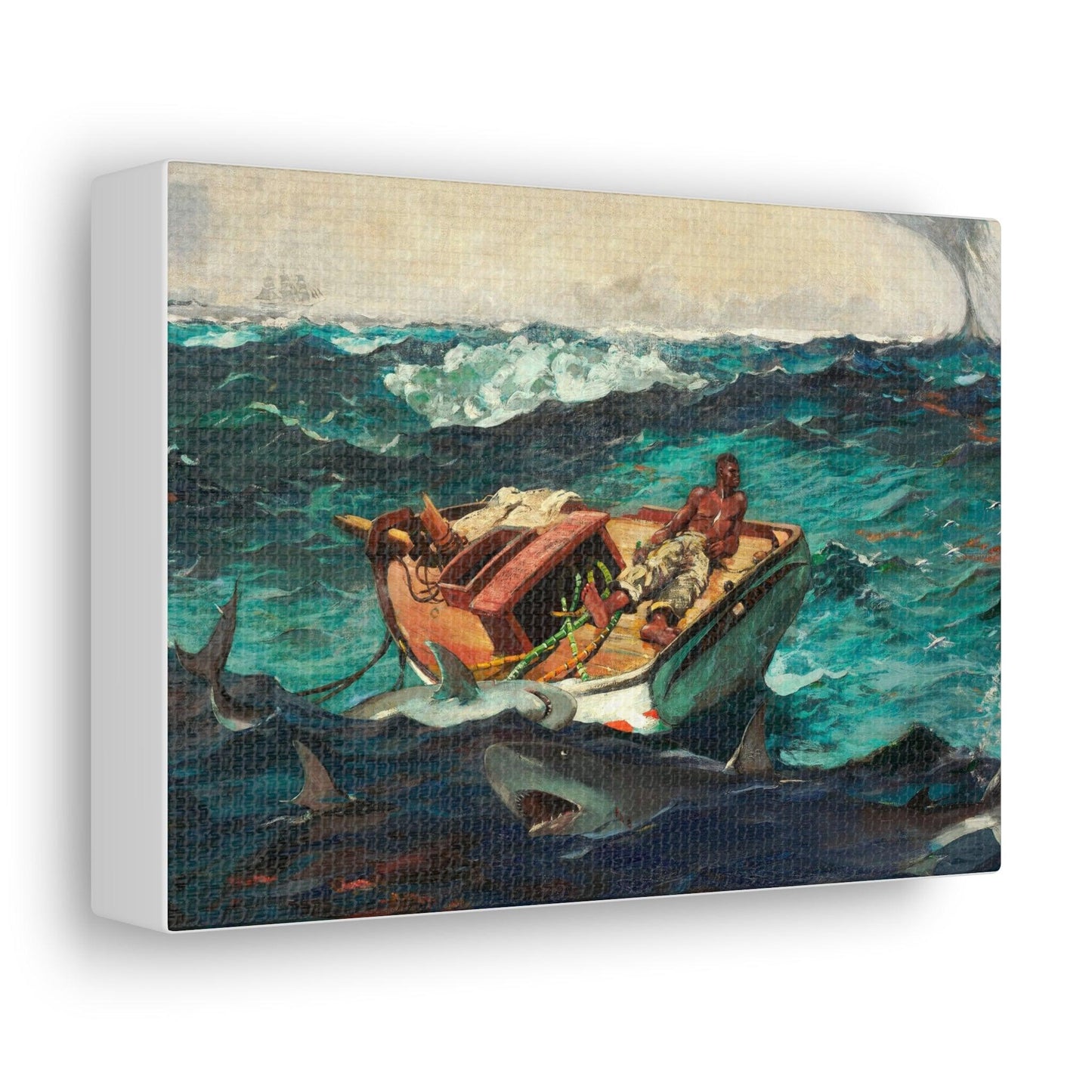 The Gulf Stream (1899) by Winslow Homer - Canvas Gallery Wraps