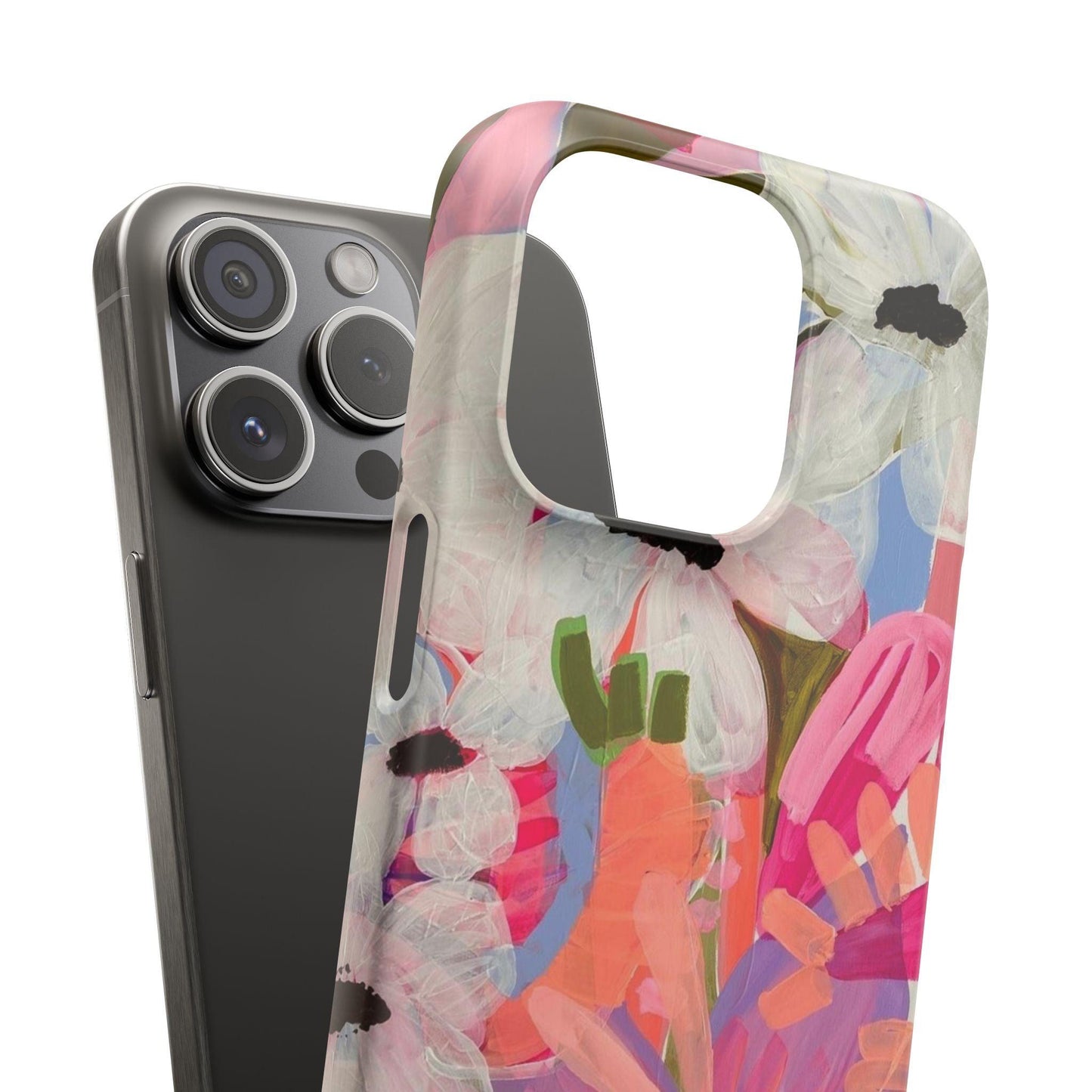 Blossoming Grace Floral Snap iPhone Cases