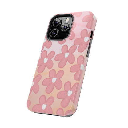 The Floral Hues Tough iPhone Cases