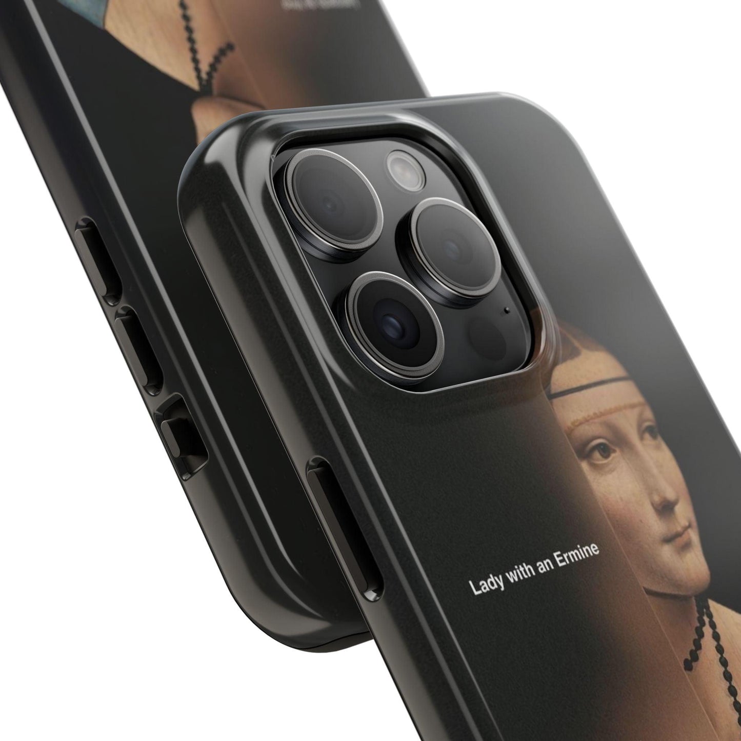 Da Vinci's Ermine Elegance Tough iPhone Cases