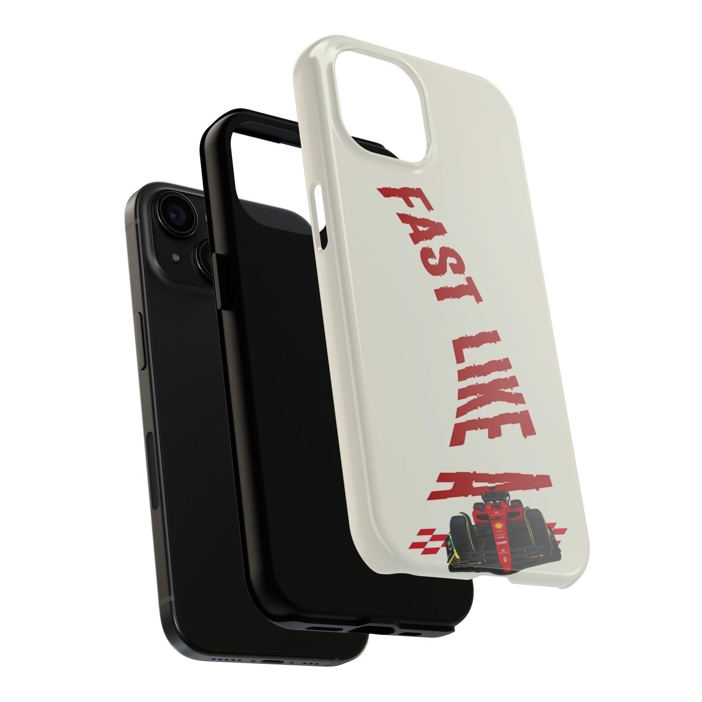 Fast Like a Race Car Tough iPhone Cases