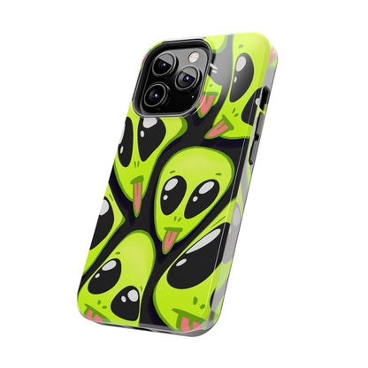 Alien Frenzy Tough iPhone Cases