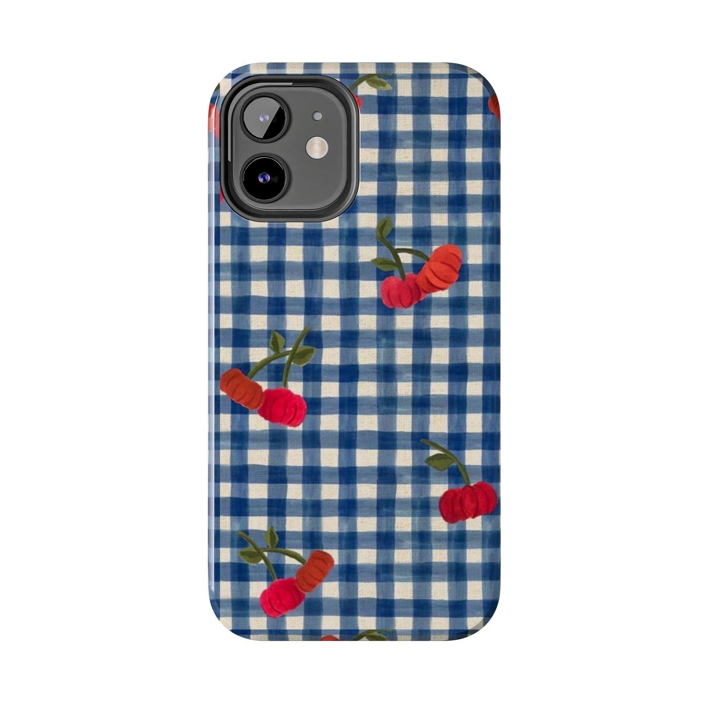 Charming Gingham Tough iPhone Cases