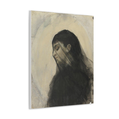 Head of a Veiled Woman by Anders Zorn - Canvas Gallery Wraps