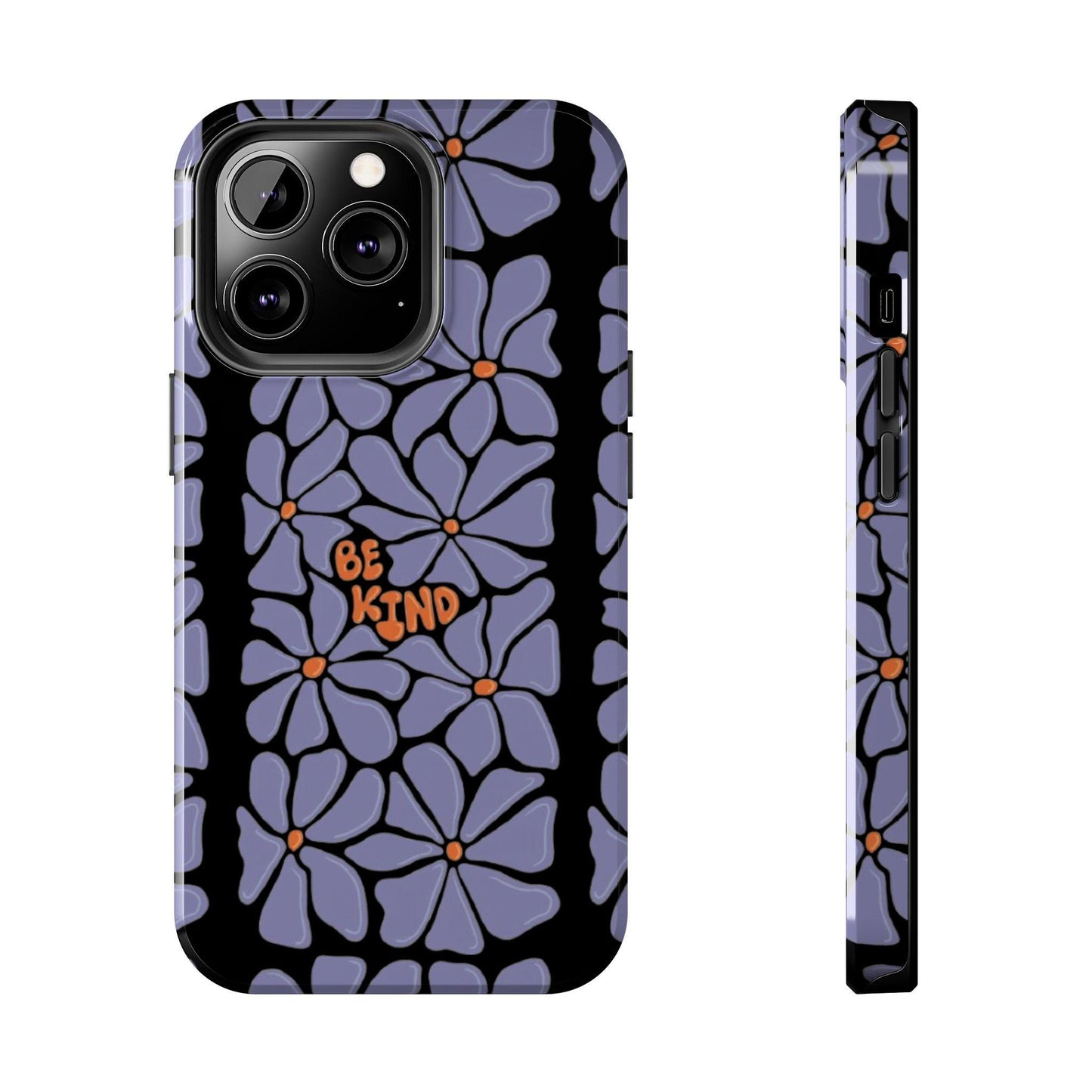 Be Kind Floral Tough iPhone Cases