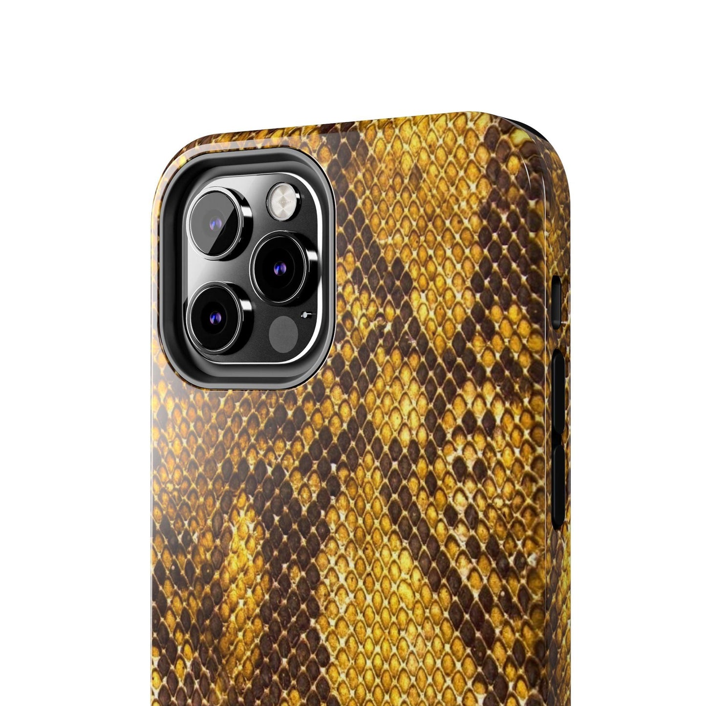 Golden Viper Scales Tough iPhone Cases