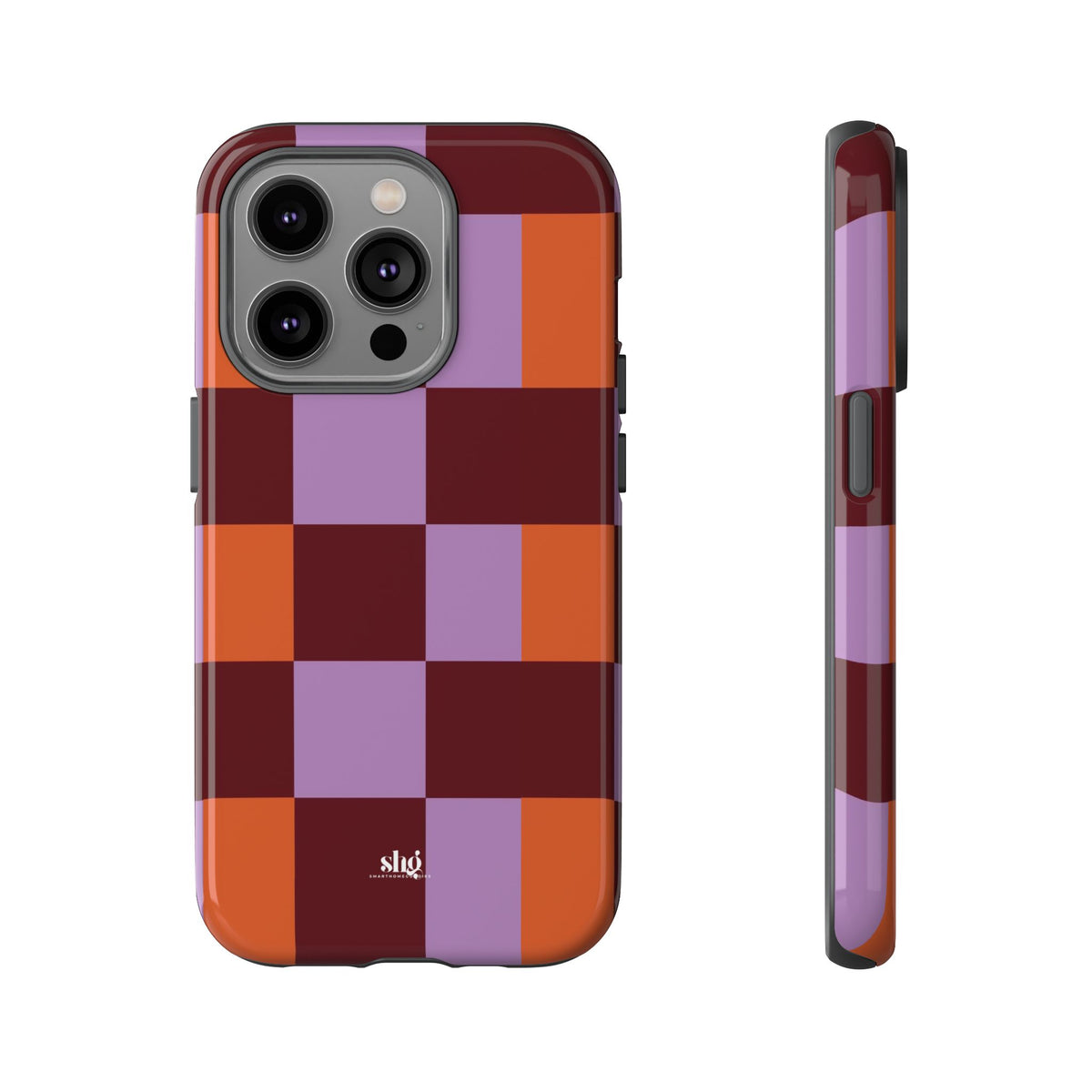 Plum Patchwork Phone Case