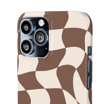 Mocha Mirage Snap iPhone Cases