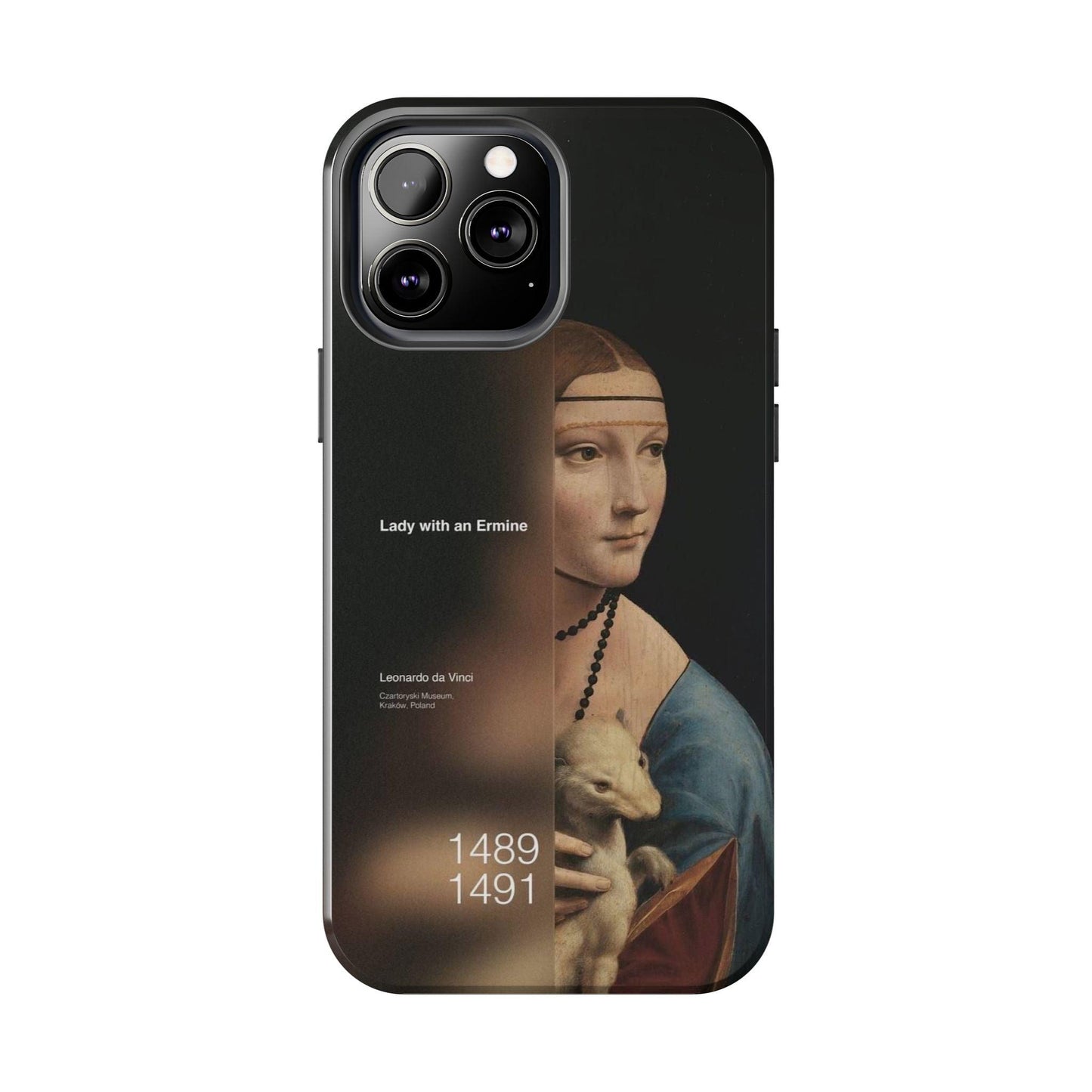 Da Vinci's Ermine Elegance Tough iPhone Cases