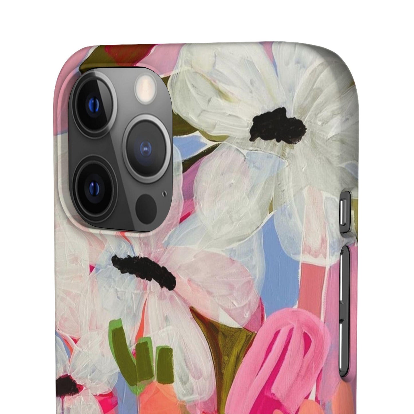 Blossoming Grace Floral Snap iPhone Cases