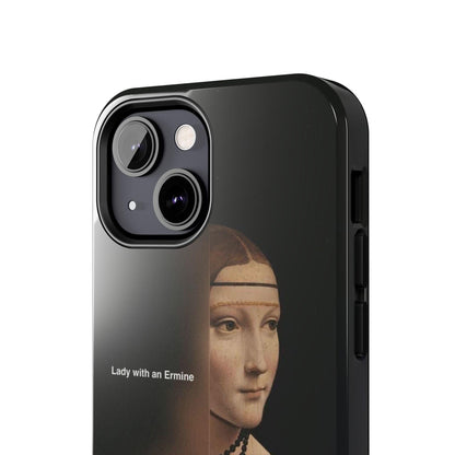 Da Vinci's Ermine Elegance Tough iPhone Cases