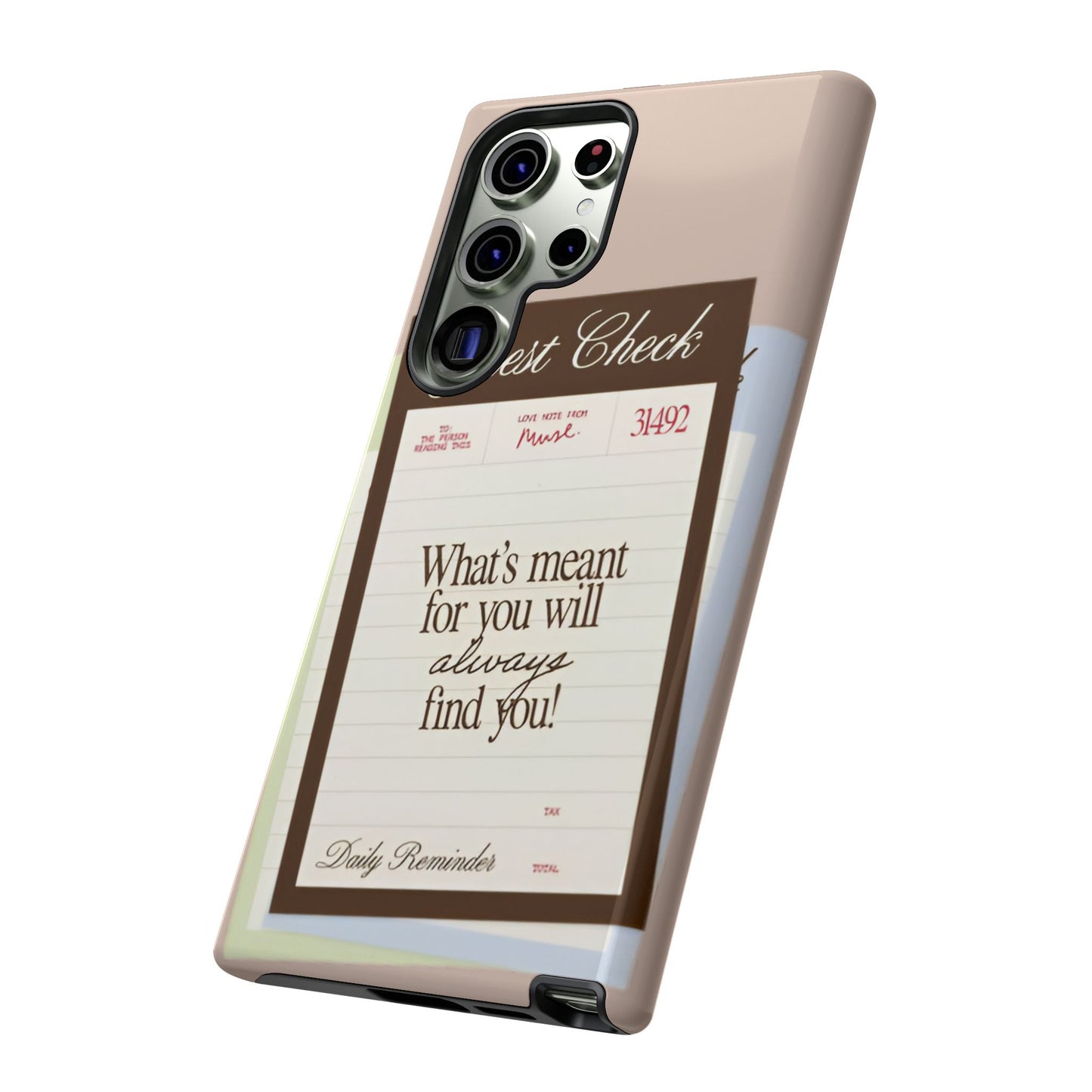 Guest Check Memo Samsung Phones Case