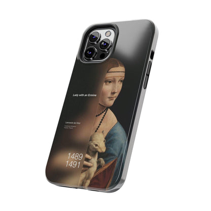 Da Vinci's Ermine Elegance Tough iPhone Cases