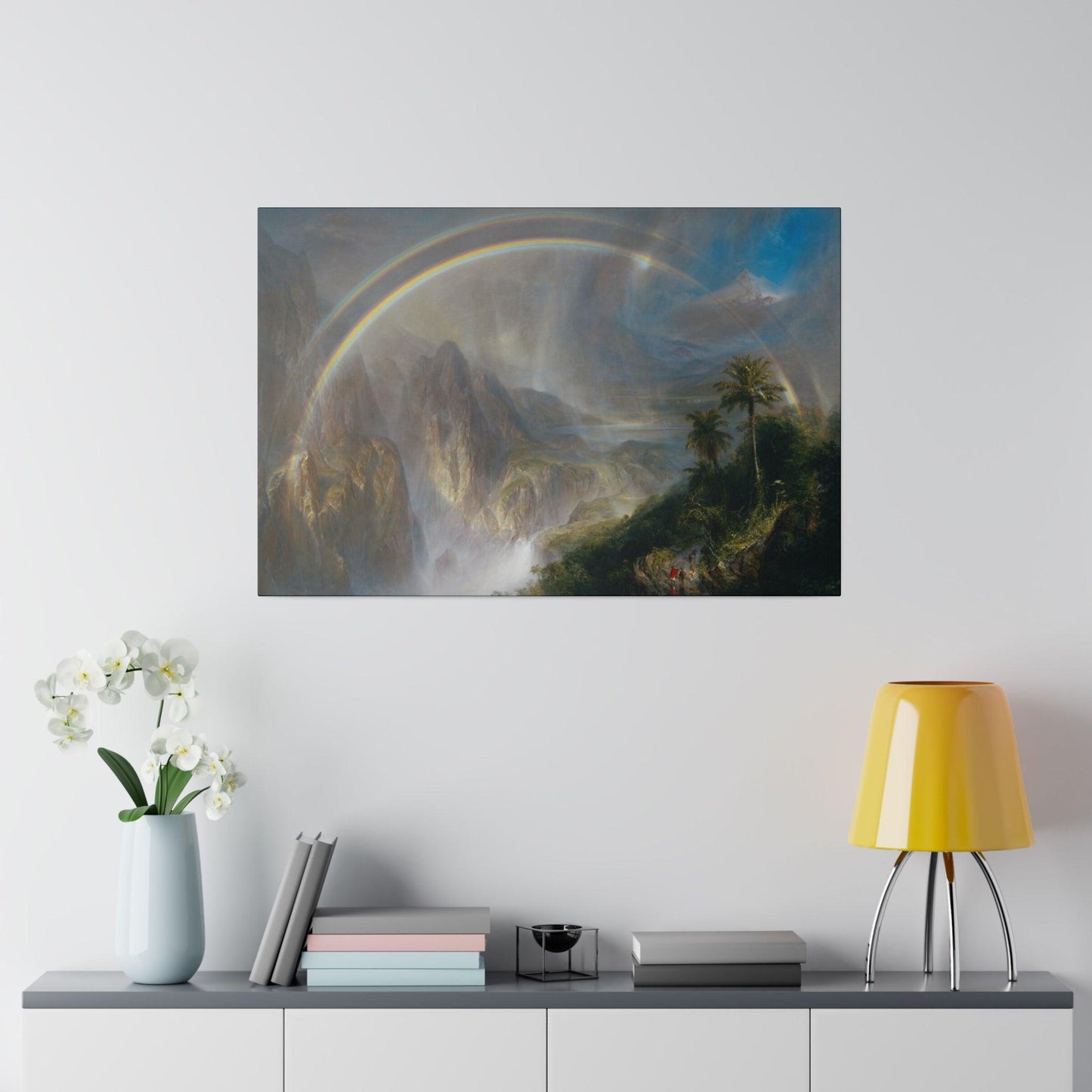 Frederic Edwin Church - Rainy Season in the Tropics  on a Matte Canvas, Stretched, 0.75"