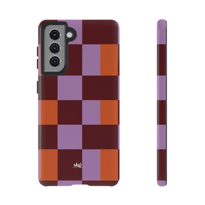 Plum Patchwork Phone Case