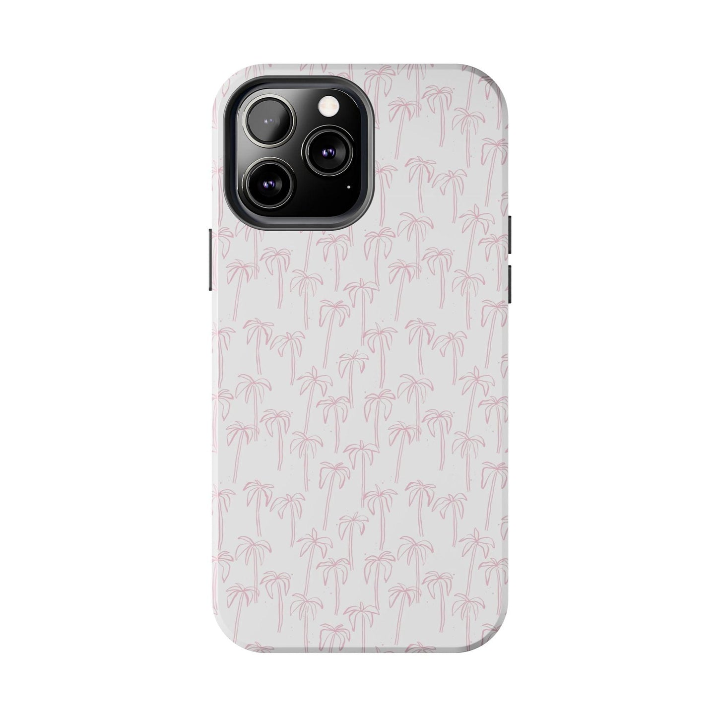 Pink Palm Trees iPhone Cases